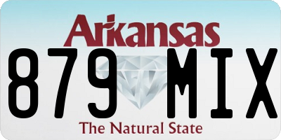 AR license plate 879MIX