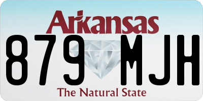 AR license plate 879MJH