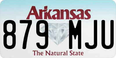 AR license plate 879MJU