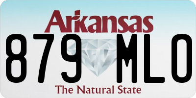 AR license plate 879MLO