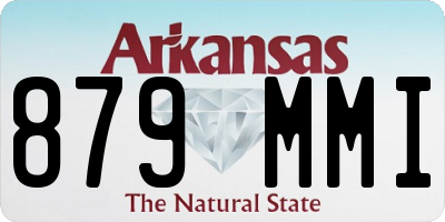 AR license plate 879MMI