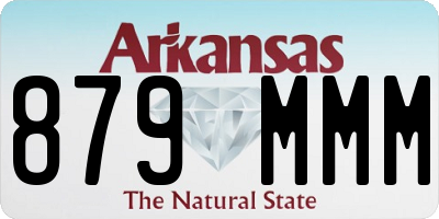 AR license plate 879MMM