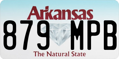 AR license plate 879MPB