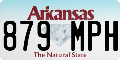 AR license plate 879MPH