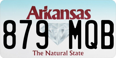 AR license plate 879MQB