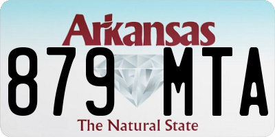 AR license plate 879MTA