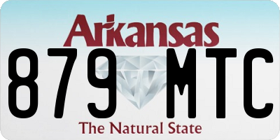 AR license plate 879MTC