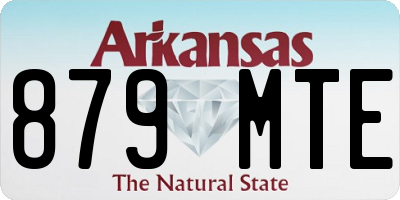AR license plate 879MTE