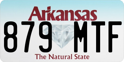 AR license plate 879MTF