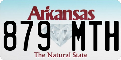 AR license plate 879MTH