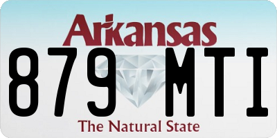AR license plate 879MTI