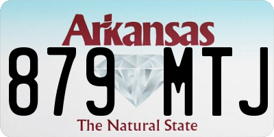 AR license plate 879MTJ