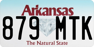 AR license plate 879MTK