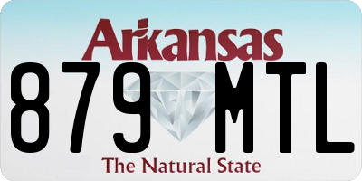 AR license plate 879MTL