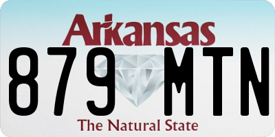 AR license plate 879MTN
