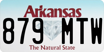 AR license plate 879MTW