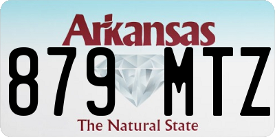 AR license plate 879MTZ