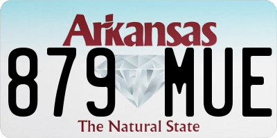 AR license plate 879MUE