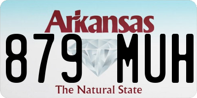 AR license plate 879MUH