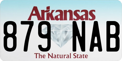 AR license plate 879NAB