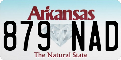 AR license plate 879NAD
