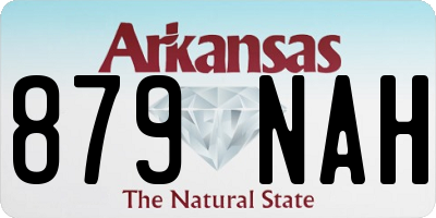 AR license plate 879NAH