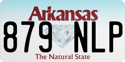 AR license plate 879NLP