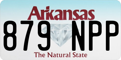 AR license plate 879NPP