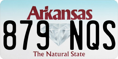 AR license plate 879NQS
