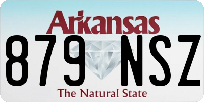AR license plate 879NSZ