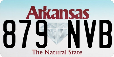 AR license plate 879NVB
