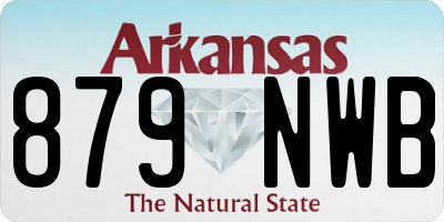 AR license plate 879NWB