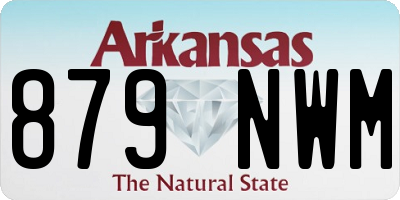 AR license plate 879NWM