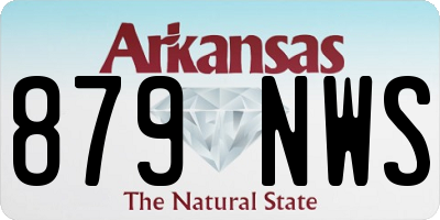 AR license plate 879NWS