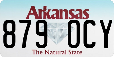 AR license plate 879OCY