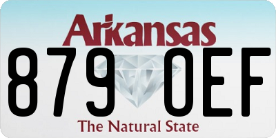 AR license plate 879OEF