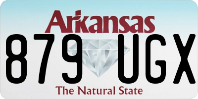 AR license plate 879UGX