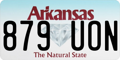 AR license plate 879UON