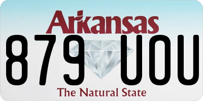 AR license plate 879UOU