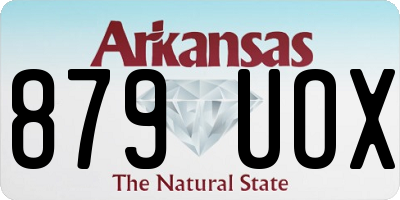 AR license plate 879UOX