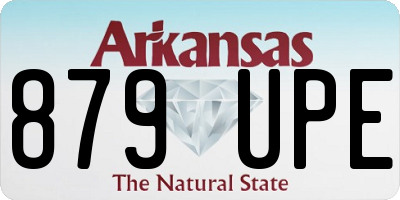 AR license plate 879UPE