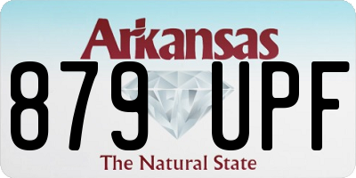 AR license plate 879UPF
