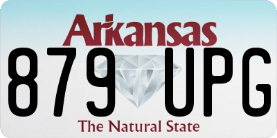 AR license plate 879UPG