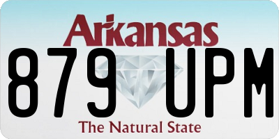 AR license plate 879UPM