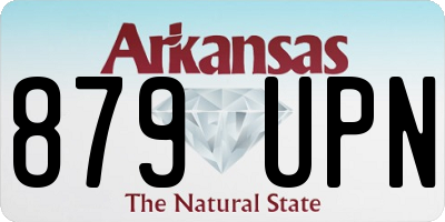 AR license plate 879UPN