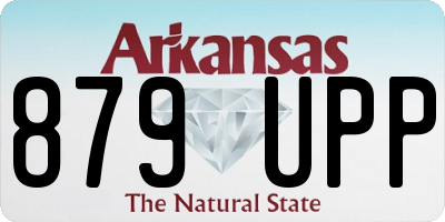 AR license plate 879UPP