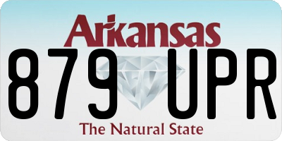AR license plate 879UPR