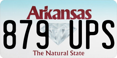 AR license plate 879UPS