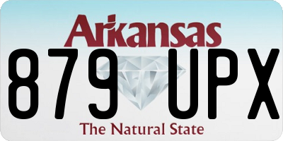 AR license plate 879UPX