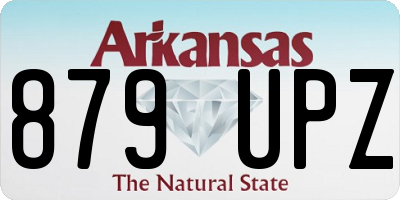 AR license plate 879UPZ